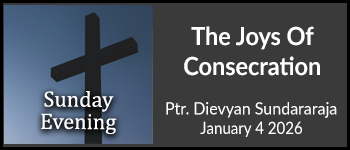 The Joys Of Consecration